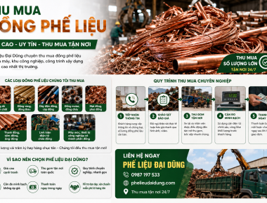 Phế Liệu Đại Dũng Có Thu Mua Đồng Từ Nhà Máy Và Khu Công Nghiệp Không?