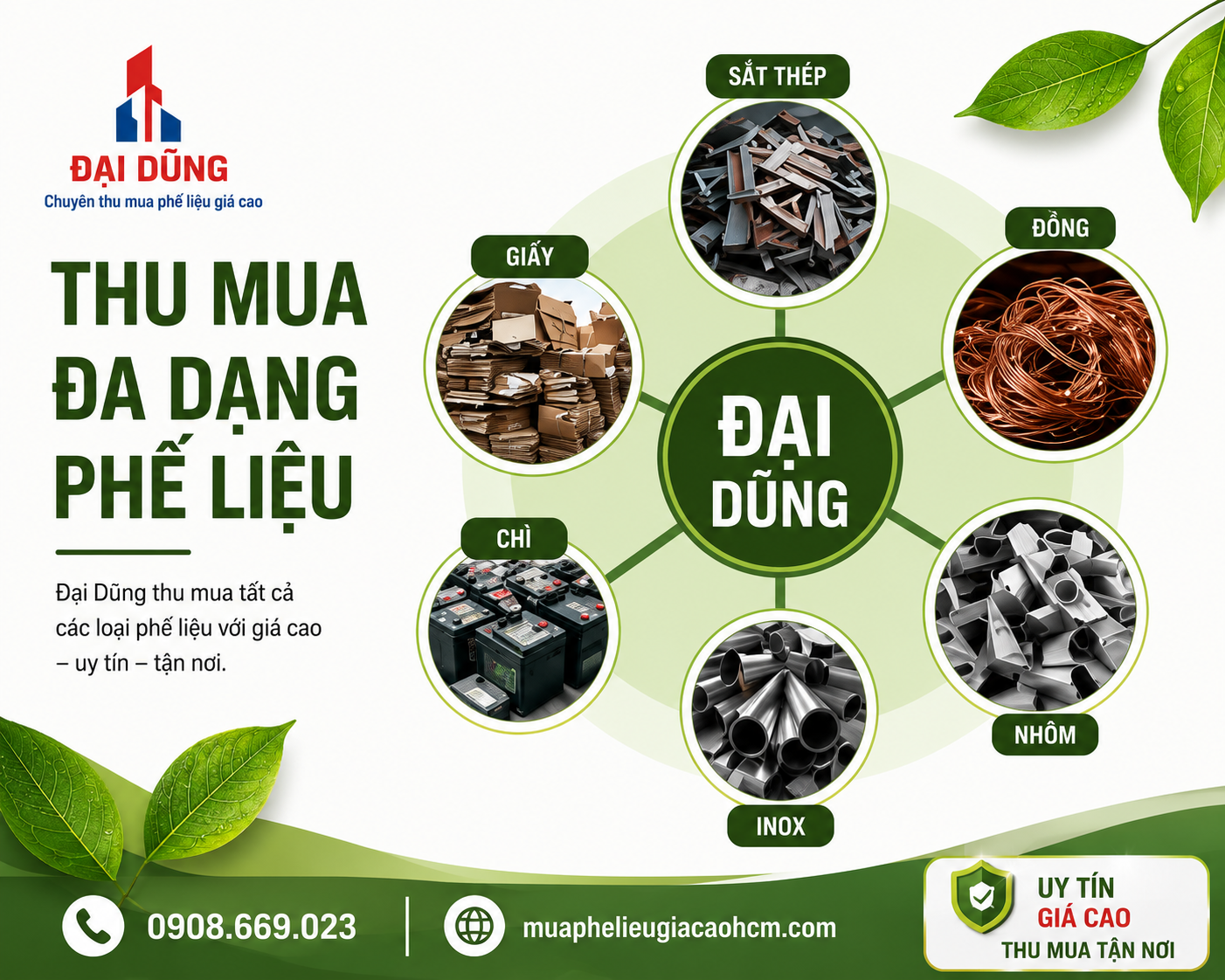 Thu mua phế liệu giá cao